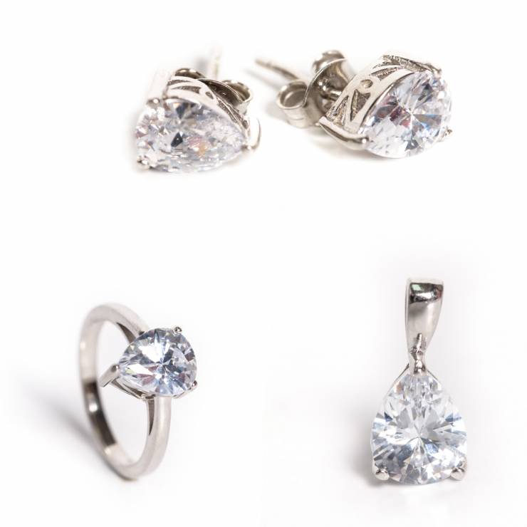 Set lacrima zirconiu 134 lei