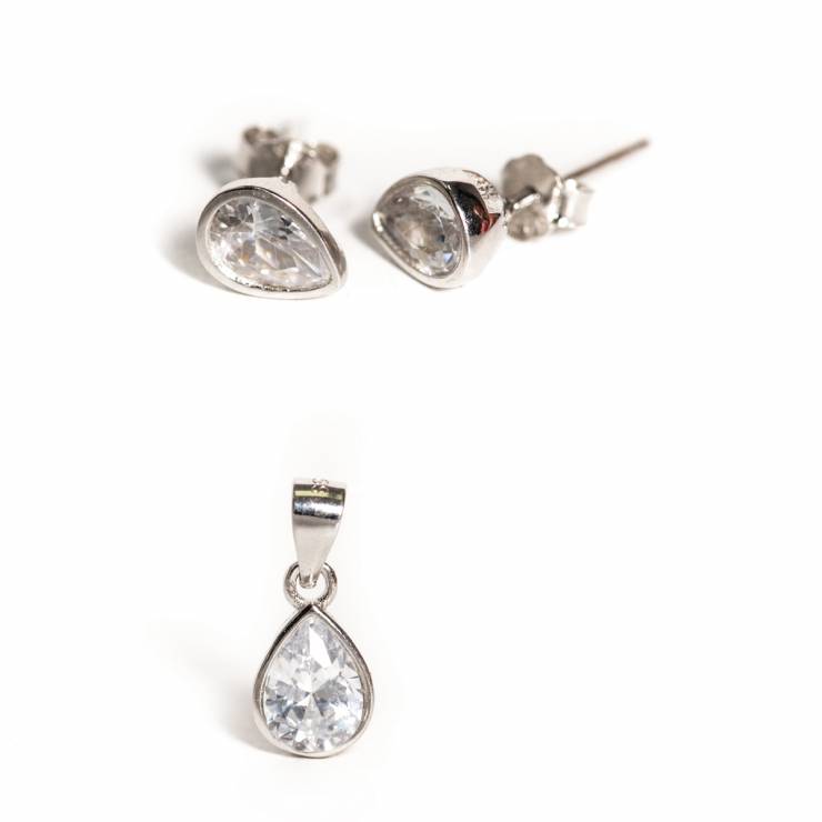 Set lacrima zirconiu 52 lei