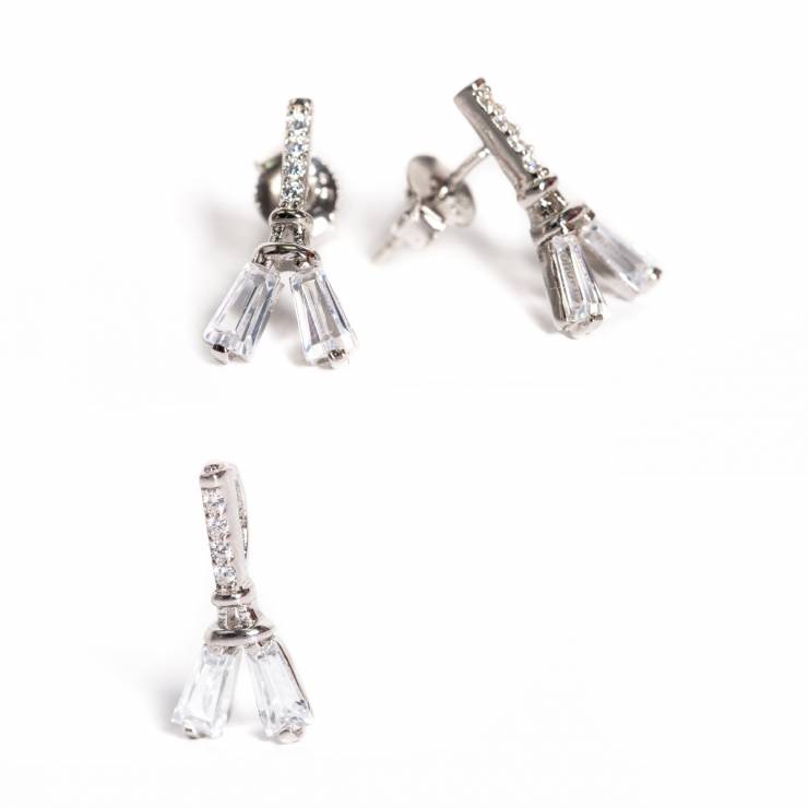 Set Tour Eiffel zirconiu 59 lei